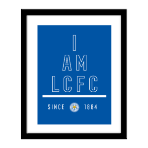 Personalised Leicester City FC I Am Print