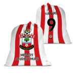 Personalised Southampton FC Back of Shirt Santa Sack