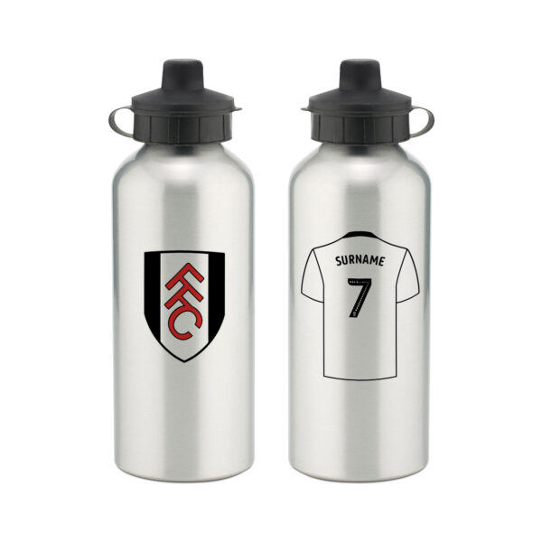 Personalised Fulham FC Aluminium Water Bottle