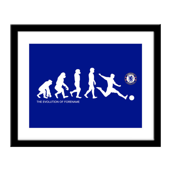Personalised Chelsea FC Evolution Print
