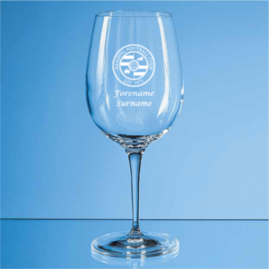 Personalised Reading FC Wine Glass