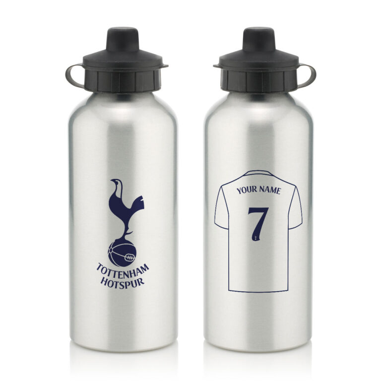 Personalised Tottenham Hotspur FC Aluminium Water Bottle