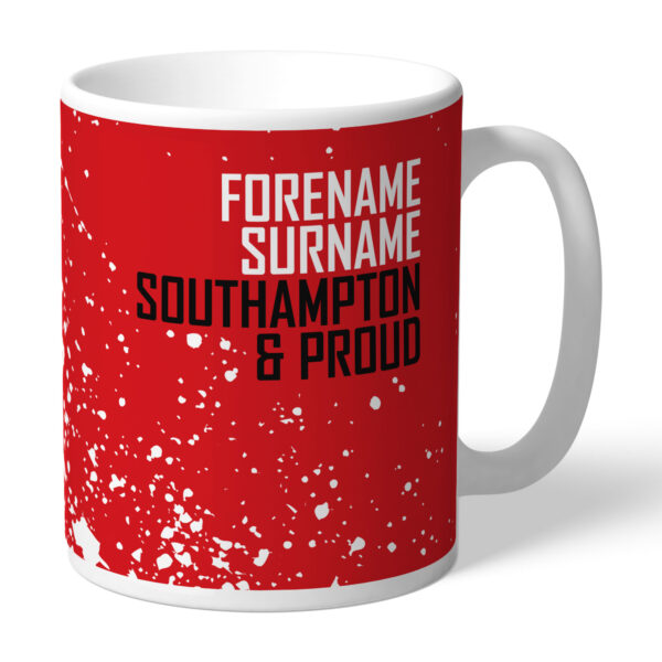 Personalised Southampton FC Proud Mug