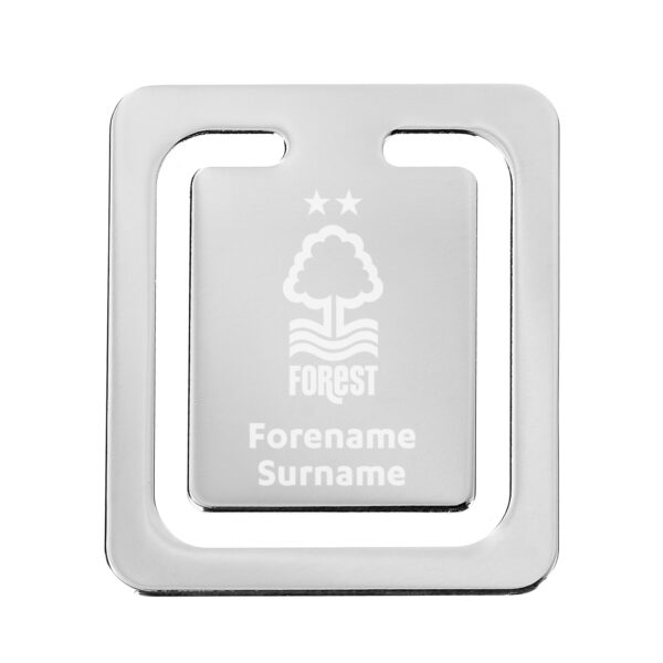 Personalised Nottingham Forest FC Crest Bookmark