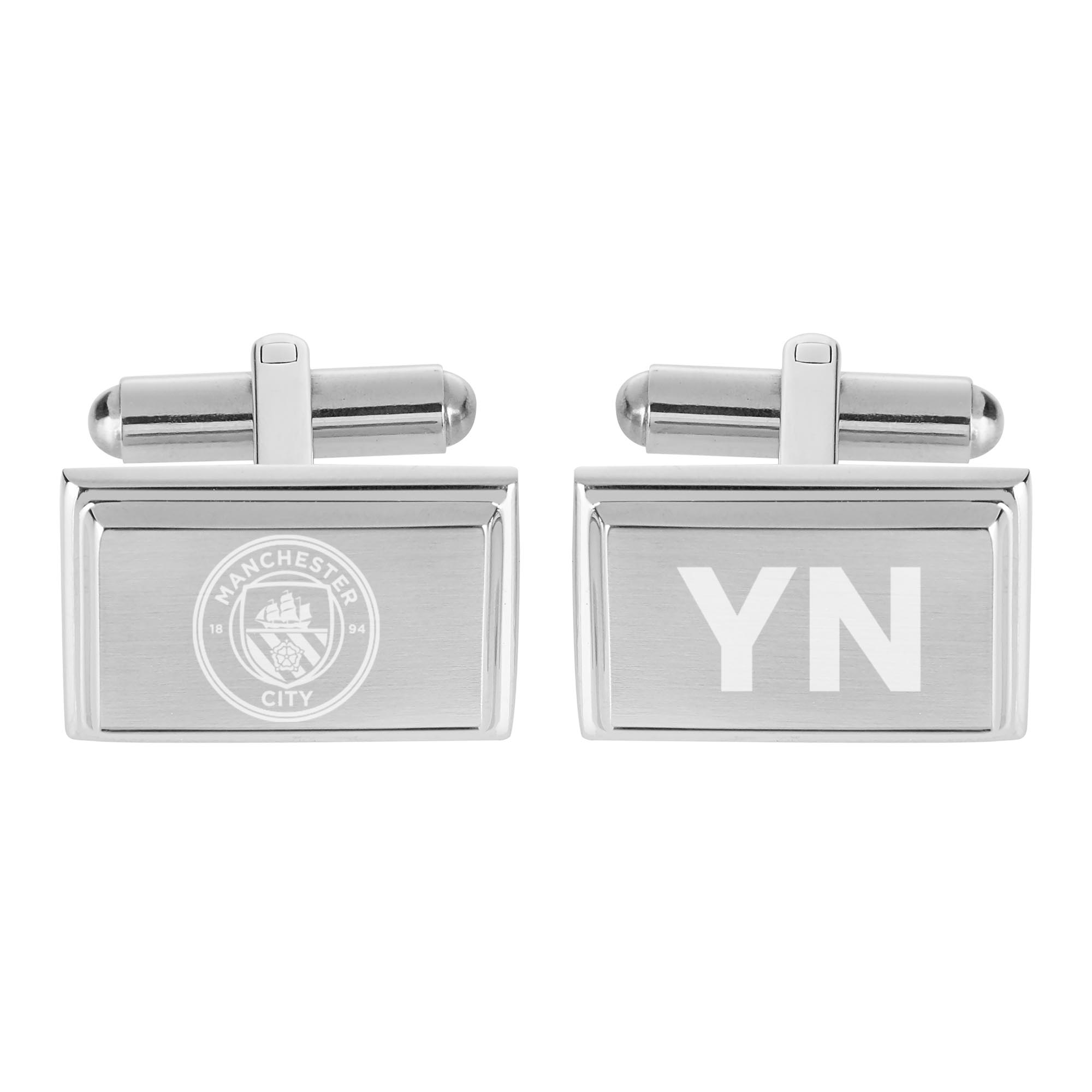Personalised Manchester City FC Crest Cufflinks