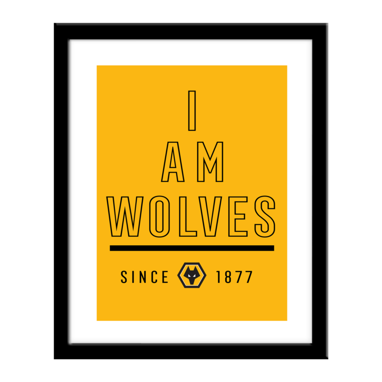 Personalised Wolverhampton Wanderers FC I Am Print