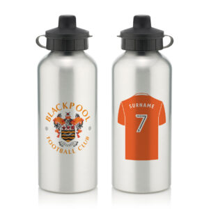 Personalised Blackpool FC Aluminium Water Bottle