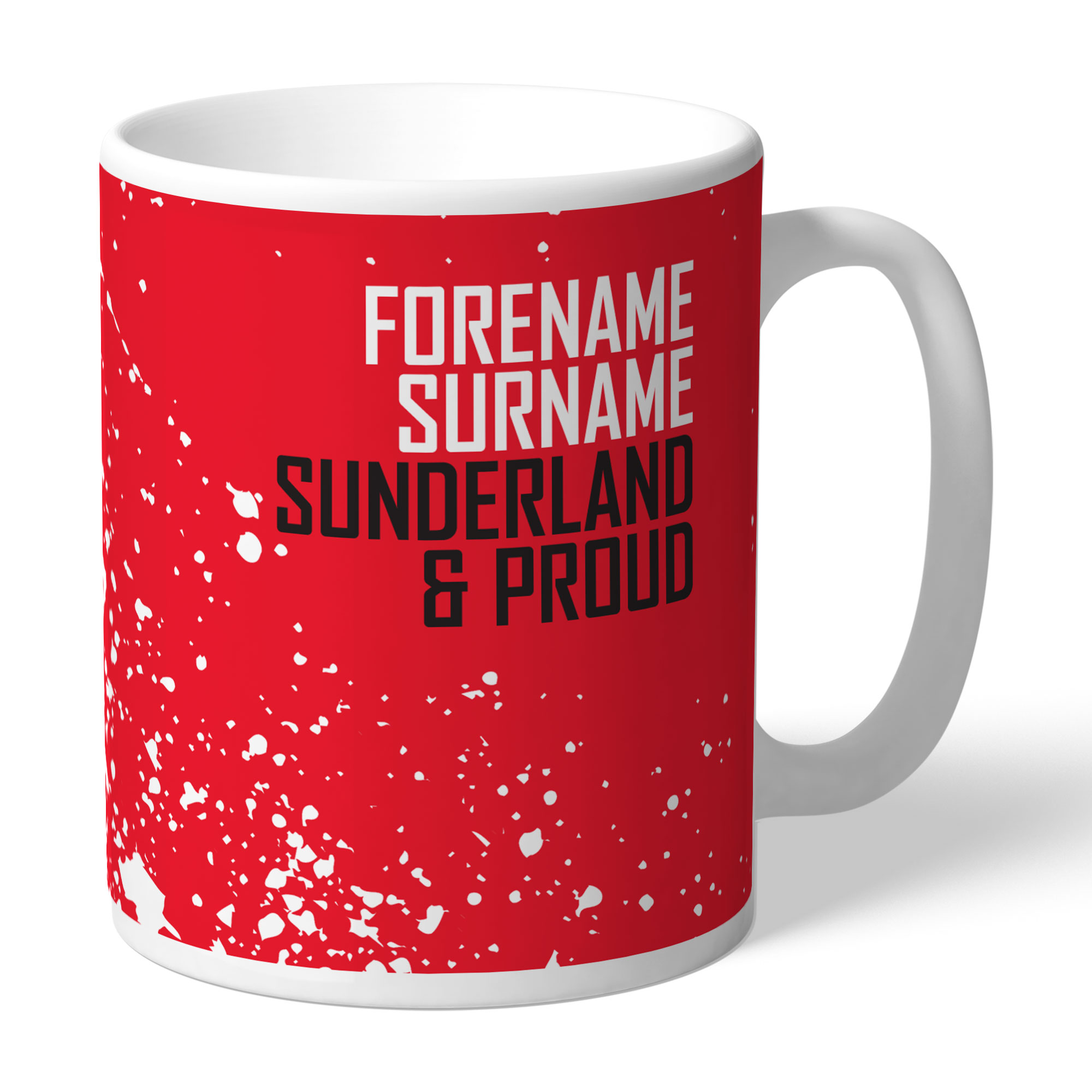 Personalised Sunderland FC Proud Mug