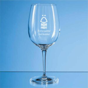 Personalised Nottingham Forest FC Wine Glass