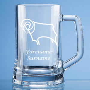Personalised Derby County FC Straight Sided Tankard