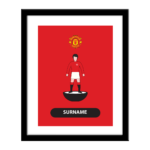 Personalised Manchester United FC Player Figure Print