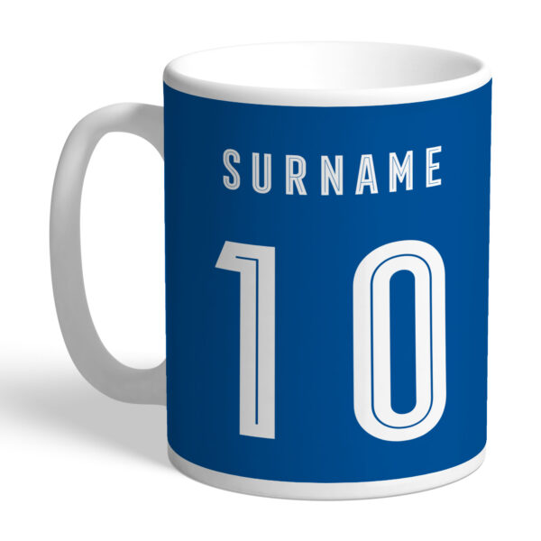 Personalised Birmingham City FC Retro Shirt Mug