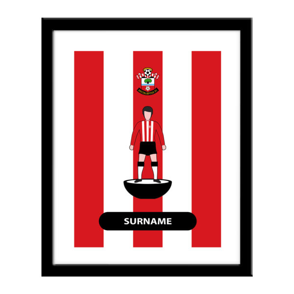 Personalised Southampton FC Player Figure Print
