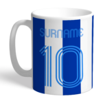 Personalised Brighton & Hove Albion FC Retro Shirt Mug