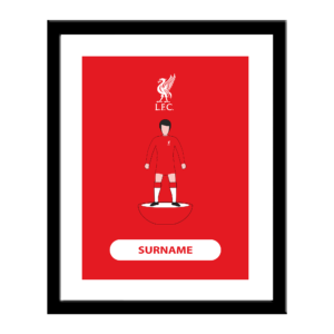 Personalised Liverpool FC Player Figure Print