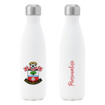 Personalised Southampton FC Insulated Water Bottle – White
