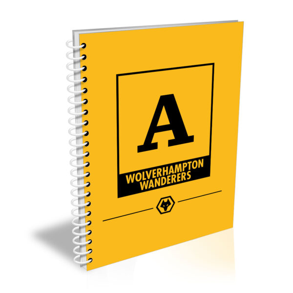 Personalised Wolverhampton Wanderers FC A5 Notepad