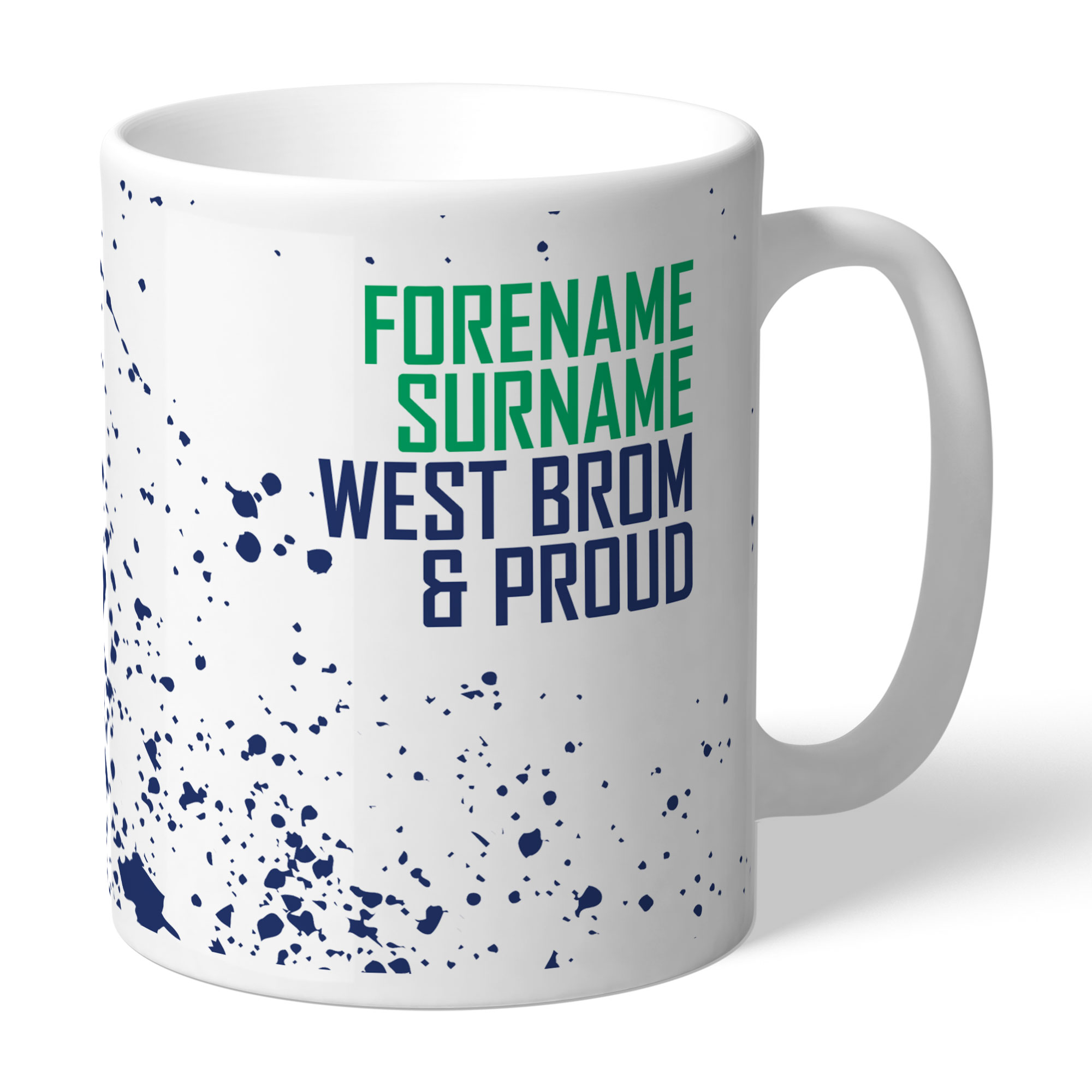 Personalised West Brom FC Proud Mug