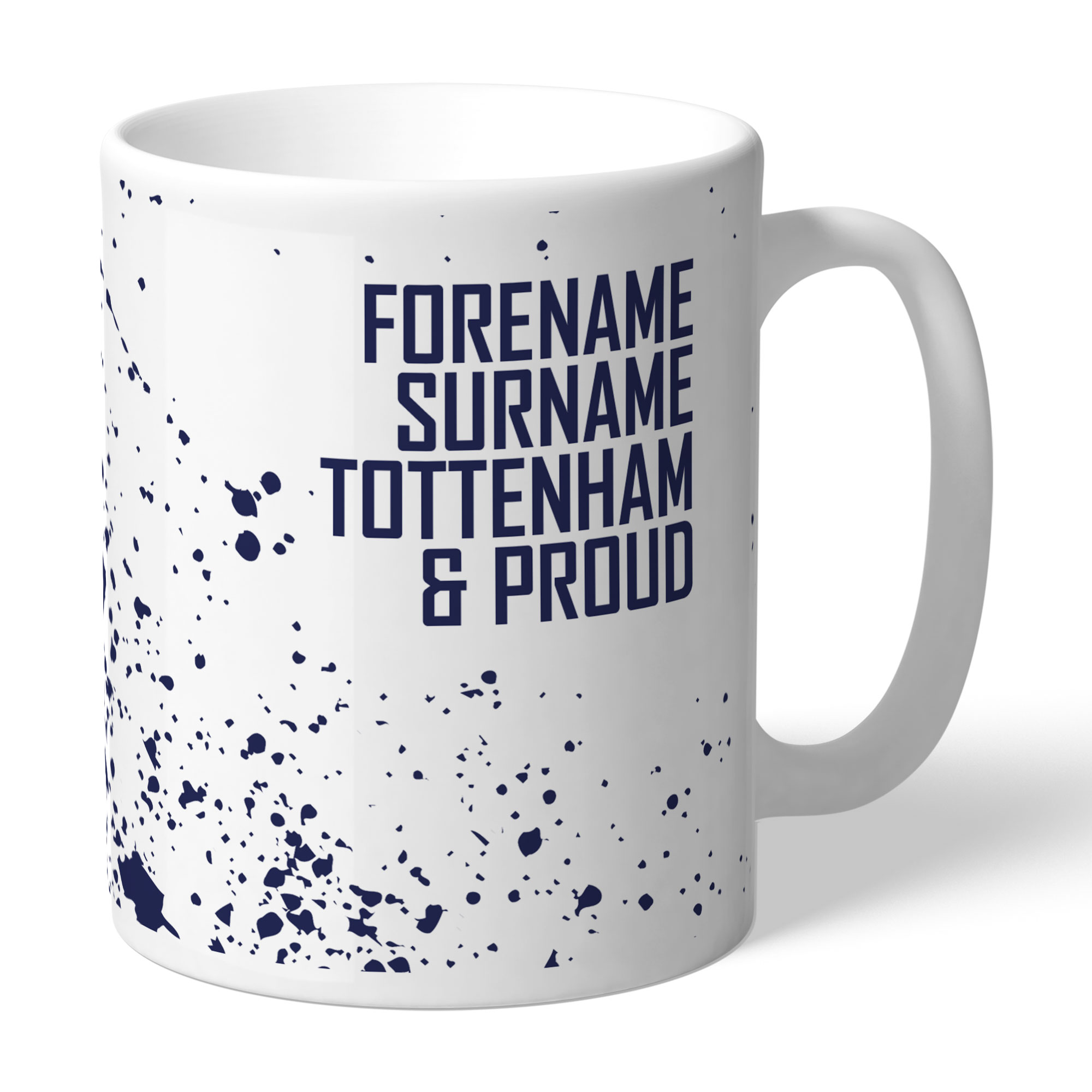 Personalised Tottenham Hotspur FC Proud Mug