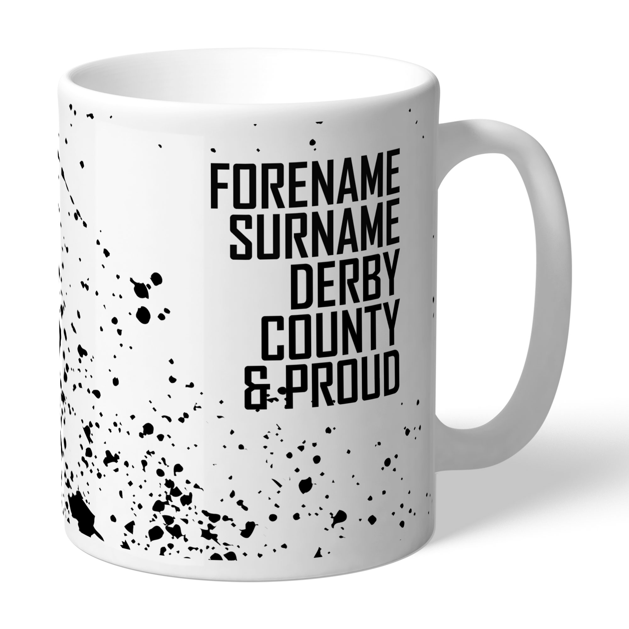 Personalised Derby County FC Proud Mug
