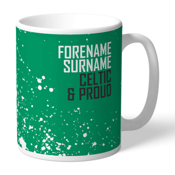Personalised Celtic FC Proud Mug