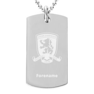 Personalised Middlesbrough FC Dog Tag