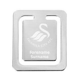 Personalised Swansea City FC Crest Bookmark