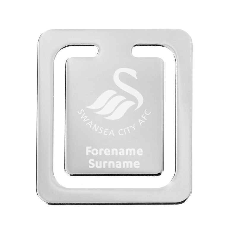 Personalised Swansea City FC Crest Bookmark