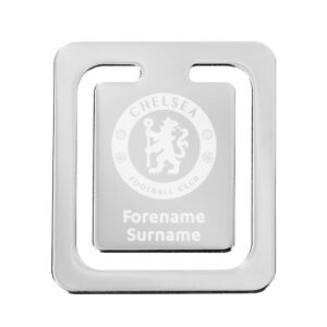 Personalised Square Chrome Bookmark