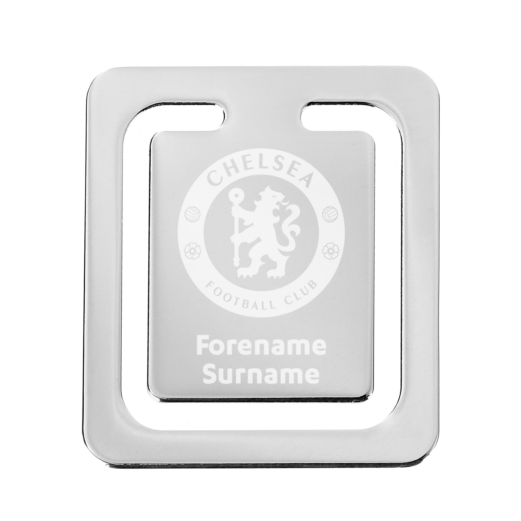 Personalised Chelsea FC Crest Bookmark