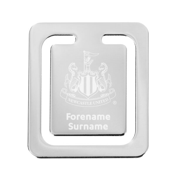 Personalised Newcastle United FC Crest Bookmark