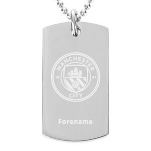 Personalised Manchester City FC Dog Tag