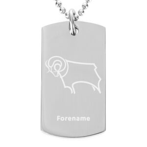 Personalised Derby County FC Dog Tag