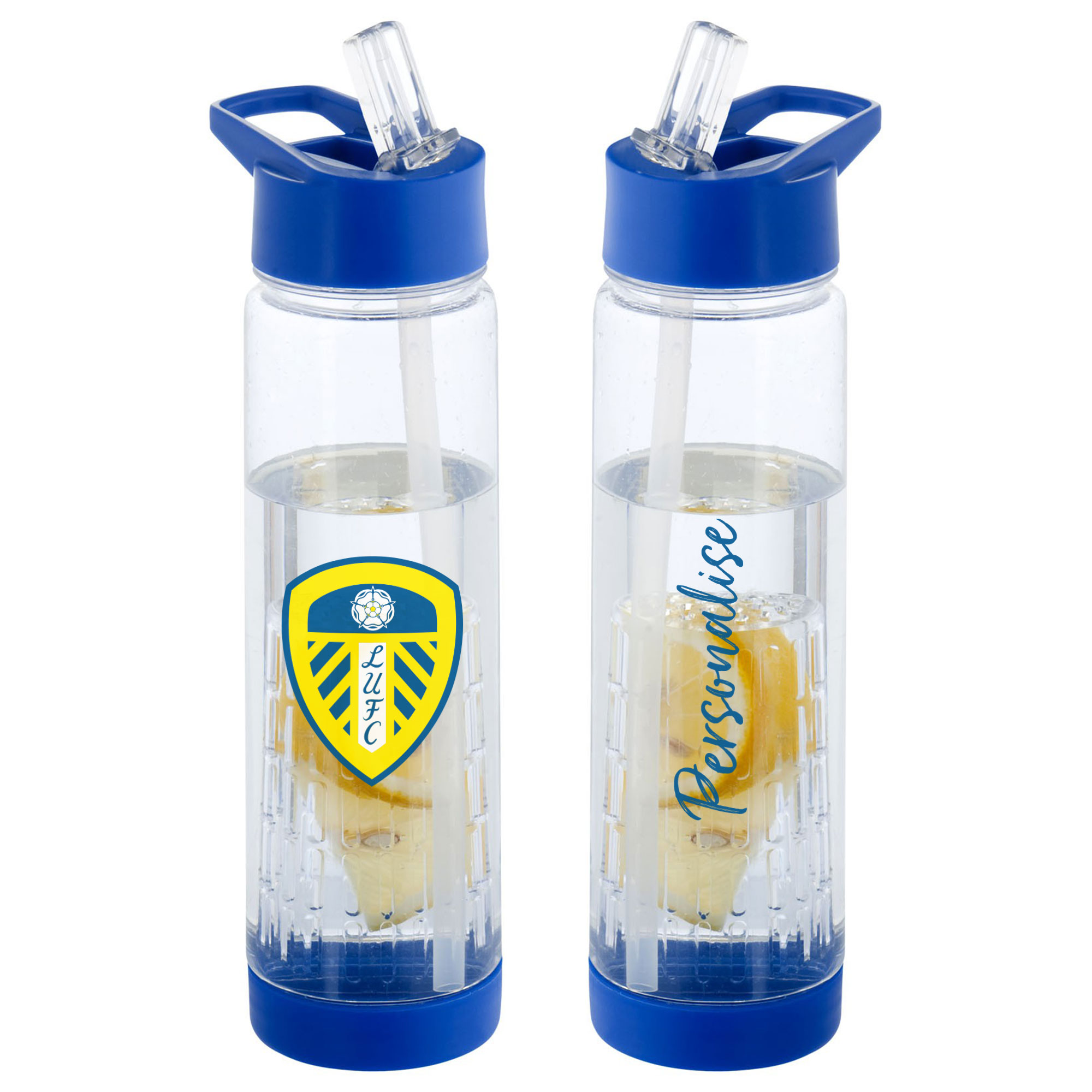 Personalised Leeds United Infuser Water Bottle