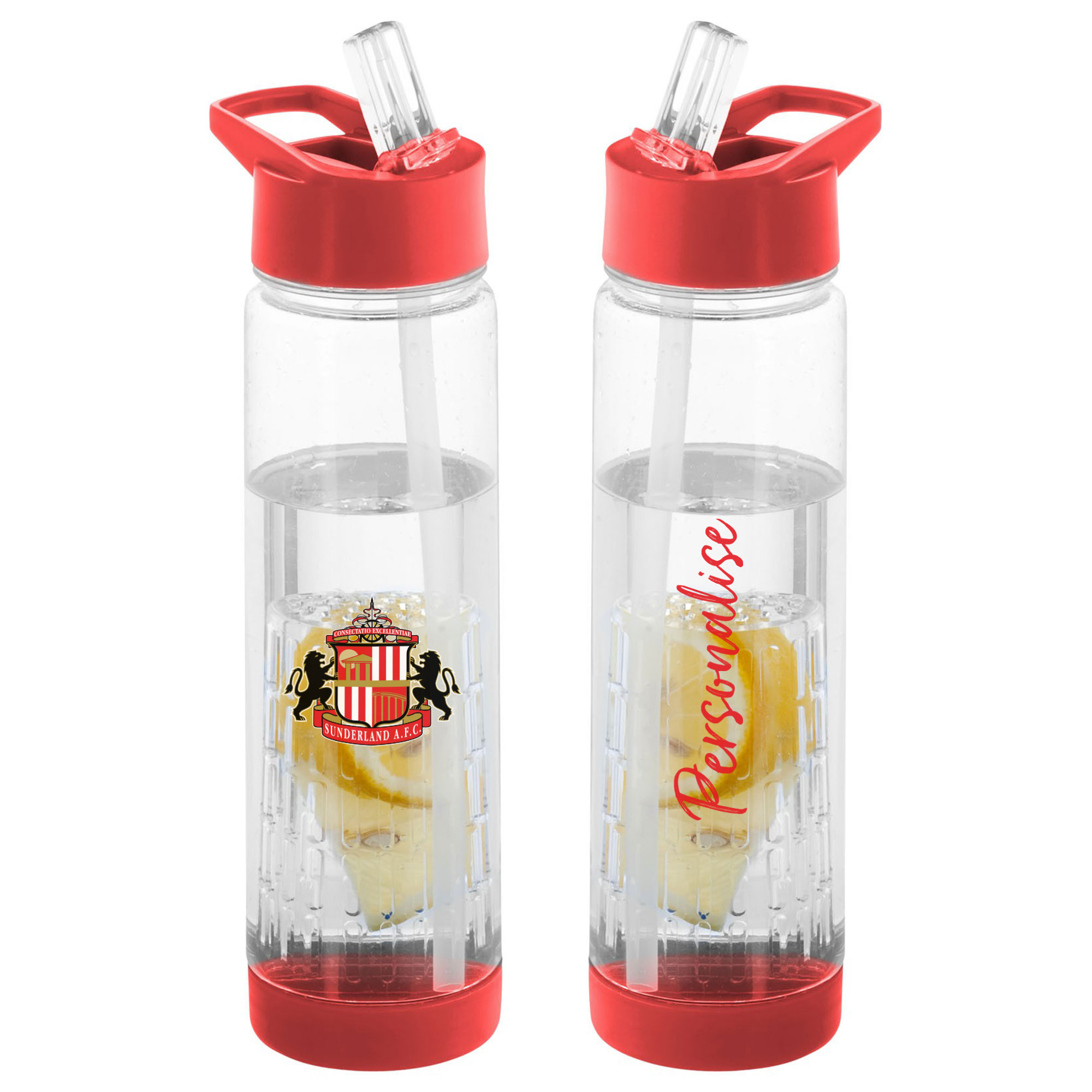 Personalised Sunderland FC Infuser Water Bottle