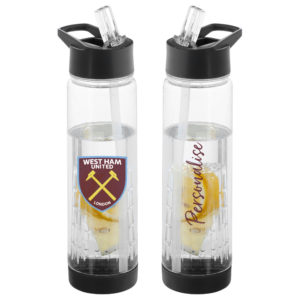 Personalised West Ham United Infuser Water Bottle