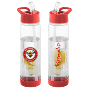 Personalised Brentford FC Infuser Water Bottle