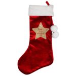 Personalised First Christmas Red Stocking