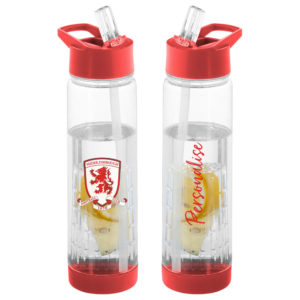 Personalised Middlesbrough FC Infuser Water Bottle