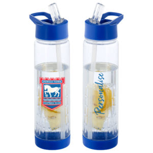 Personalised Ipswich Town Infuser Water Bottle