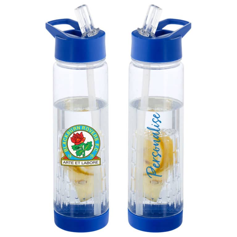 Personalised Blackburn Rovers Infuser Water Bottle