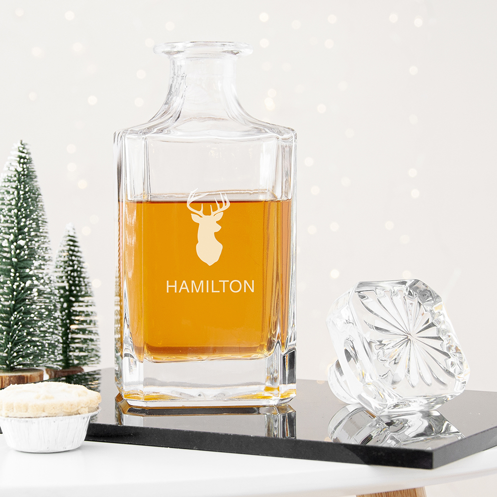Personalised Classic Stag Decanter