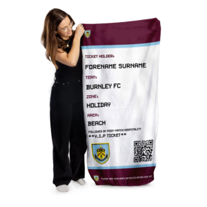 Personalised Blackburn Rovers Stripes Towel