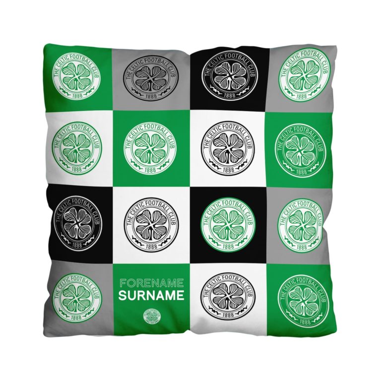 Personalised Celtic Chequered Cushion