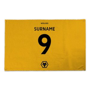 Personalised Wolverhampton Wanderers Back of Shirt Banner –  5ft x 3ft