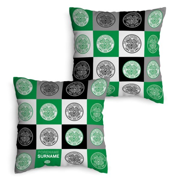 Personalised Celtic Chequered Cushion