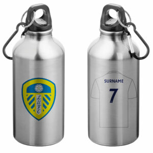 Personalised Leeds United FC Aluminium Water Bottle