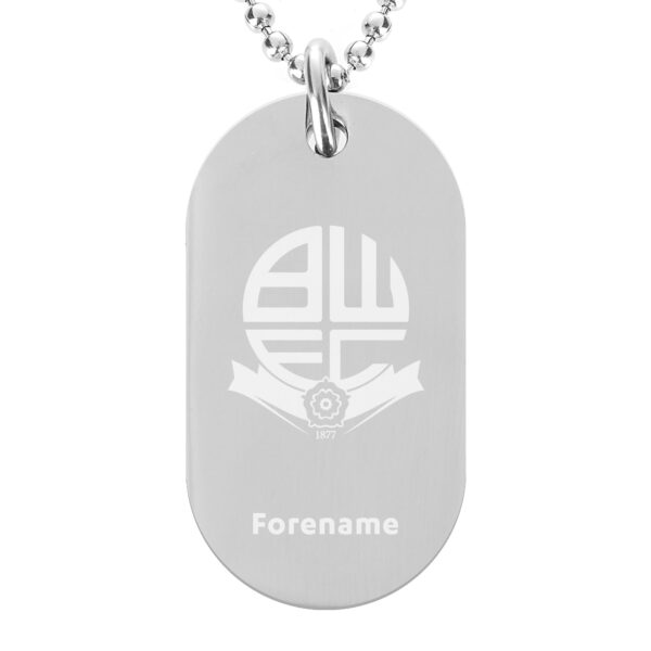 Personalised Bolton Wanderers FC Dog Tag