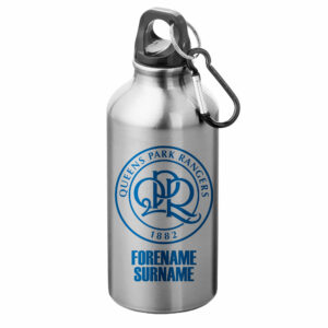 Personalised QPR FC Insulated Water Bottle – White