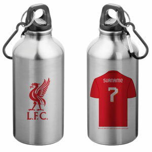 Personalised Liverpool FC Aluminium Water Bottle